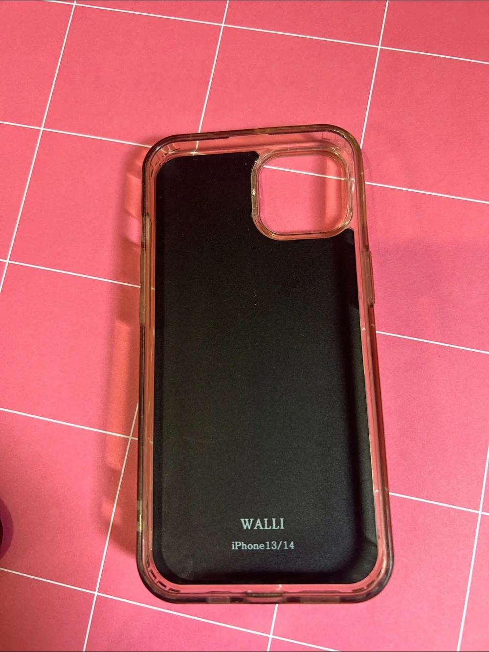 Walli Checkered Blue & White Phone Case with Card Pocket